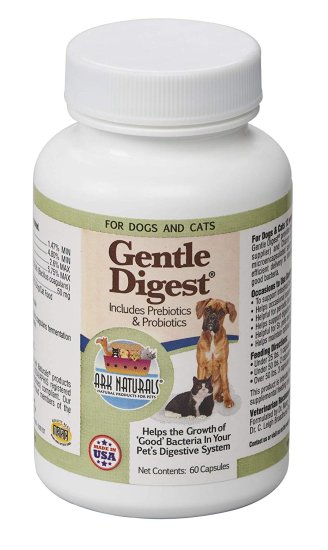 (image for) Ark Naturals Gentle Digest Supplement for Dogs & Cats 60 Capsule