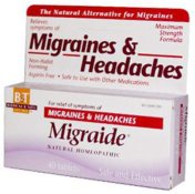 Boericke & Tafel Migraide, Migraines & Headaches 40 Tablets