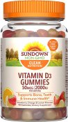 Sundown Naturals D3 Gummies 90 Count