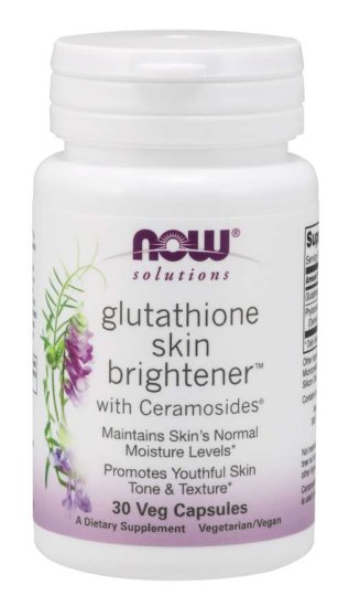 (image for) Now Foods Glutathione Skin Brightener W/ Ceramosides 30 Vcaps