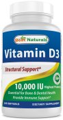 Best Naturals Vitamin D3 10000 IU 240 Count