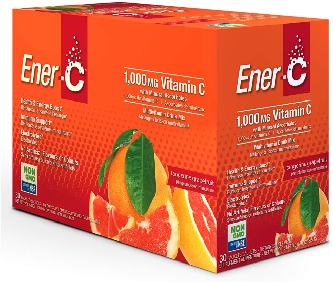 (image for) Ener-C Tangerine Grapefruit 1000 mg 30 Packets