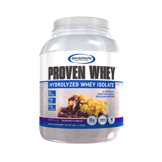 (image for) Gaspari Nutrition Proven Whey BlueBerry Cobbler 4 lbs