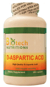 D Aspartic Acid 200 Capsules