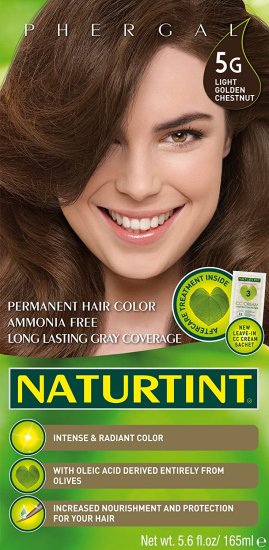 (image for) Naturtint Permanent Hair Color 5G Light Golden Chestnut 5.6 oz