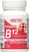 Deva Vegan Sublingual B12 1000 mcg 90 Count