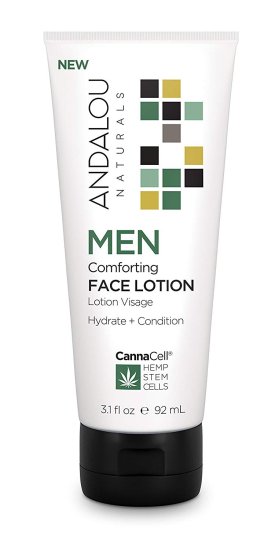 (image for) Andalou Naturals Men Comforting Face Lotion CannaCell 3.1 oz