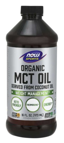 (image for) Now Foods Organic Coconut Mct Oil 16 Fl oz