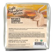 Light Mountain Hair Color & Conditioner Medium Brown 1 lb