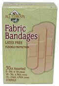 All Terrain Bandages Fabric Assorted 30 Bandages