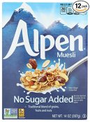 Alpen Muesli Cereal No Sugar Added 14 oz