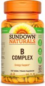 Sundown Naturals B Complex 100% RDV Tablets 100 Count