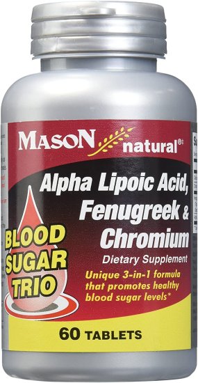 (image for) Mason Blood Sugar Trio 60 Tabs