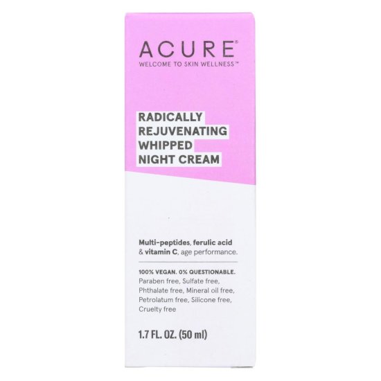 (image for) Acure Whipped Night Cream Radically Rejuvenating 1.7 fl oz