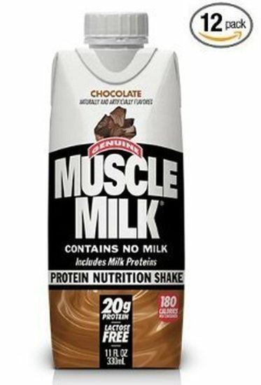 (image for) Muscle Milk Genuine RTD Chocolate 12 - 11 oz