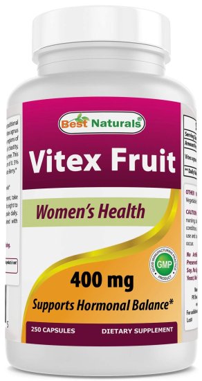 (image for) Best Naturals Vitex Chasteberry 400 mg 250 Capsules