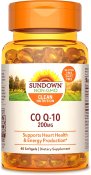 Sundown Naturals Co Q10 200mg Softgels 40 Count