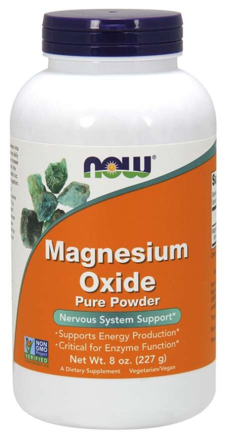 (image for) Now Foods Magnesium Oxide Powder 8 oz