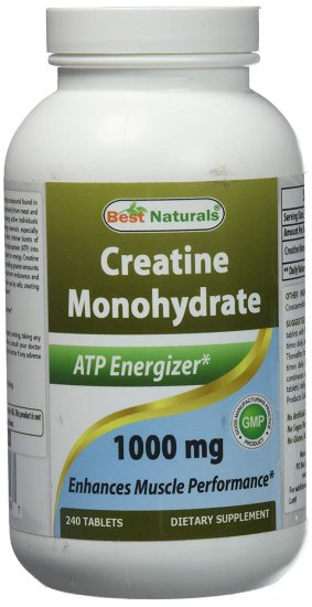 (image for) Best Naturals Creatine Monohydrate 1000 mg 240 Tablets