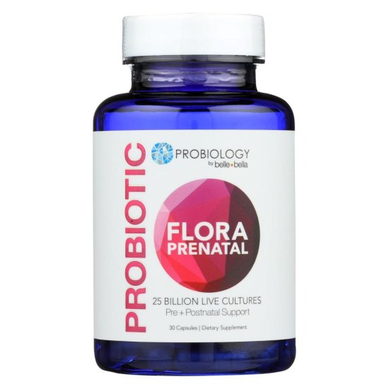 (image for) Belle and Bella Probiotic, Prenatal Flora 30 Capsules