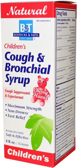 (image for) Boericke & Tafel Children\'s Cough & Bronchial Syrup Cherry 8 oz