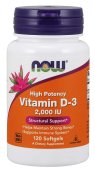 (image for) Now Foods Vit D-3 2000Iu 120 Sgels