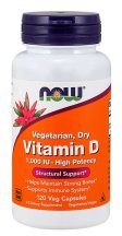 Now Foods Vit D-1000Iu Vegetarian 120 Vcaps