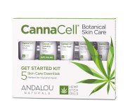 Andalou Naturals CannaCell Botanical Get Started Kit 5 ct