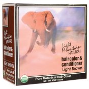 Light Mountain Hair Color & Conditioner Light Brown 4 oz