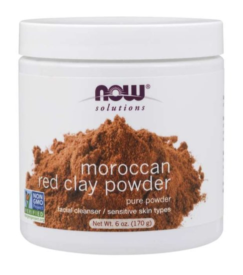 (image for) Now Foods Red Clay Powder Moroccan - 6 oz.