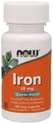 (image for) Now Foods Iron 18 mg Ferrochel(R) 120 Vcaps