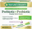 (image for) Nature's Bounty Prebiotic + Probiotic Powder Stick Packs 30 Count