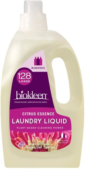 (image for) Biokleen Laundry Detergent Liquid Concentrate Citrus 64 oz