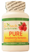 Pure Raspberry Ketones 120 capsules