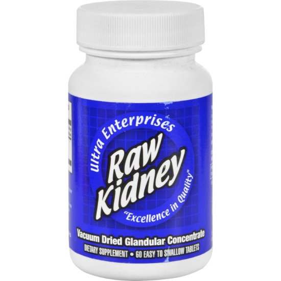 (image for) Ultra Glandulars Raw Kidney 200mg 60ct