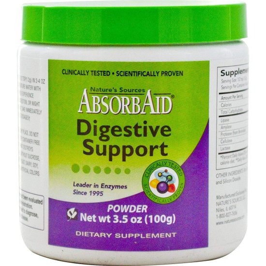 (image for) AbsorbAid Digestive Support Powder 3.5 oz