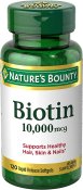 Nature's Bounty Biotin 10,000 mcg Softgels 120 Count