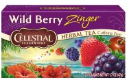 Celestial Seasonings Wild Berry Zinger Herbal Tea 20 Ct 1.7 oz