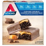 Atkins Nutritionals Caramel Double Chocolate Crunch Bars 5 ct