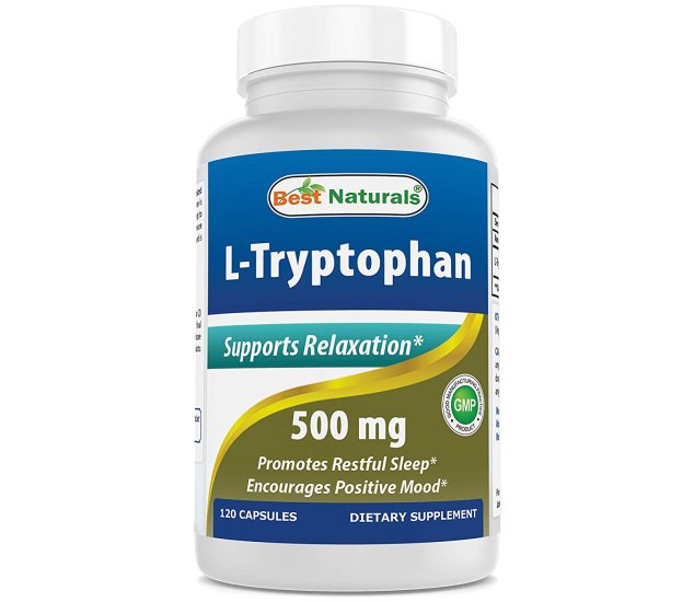 (image for) Best Naturals L-Tryptophan 500mg 120 Capsules