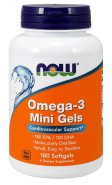 Now Foods Omega-3 Mini Gels 500 mg 180 Sgels