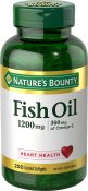 Nature's Bounty Fish Oil 1200 mg Odorless 200 Count