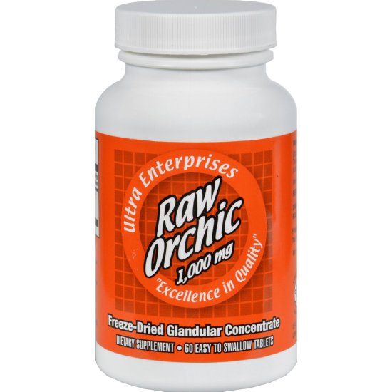 (image for) Ultra Glandulars Raw Orchic 1000mg 60ct