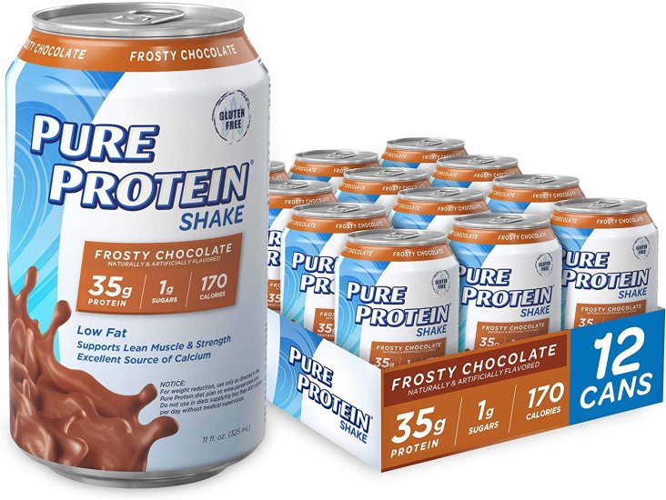 (image for) Pure Protein RTD Frosty Chocolate 11 oz 12 Count