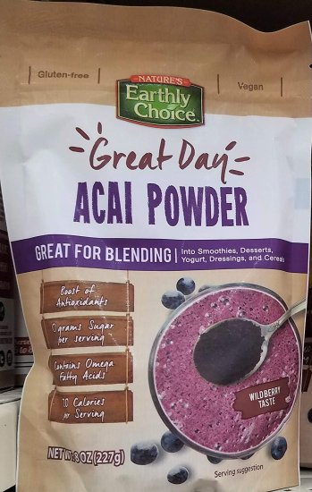 (image for) Earthly Choice Acai Powder 8 oz