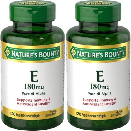 (image for) Nature's Bounty Vitamin E 180mg 120 Count