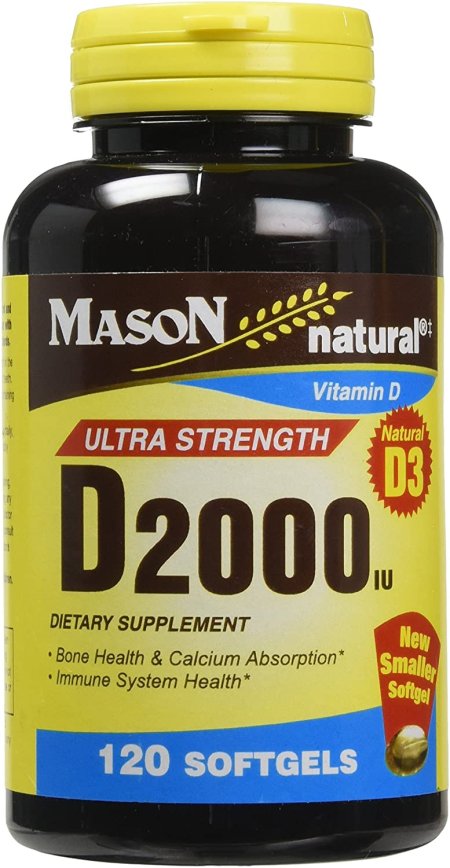 (image for) Mason Vitamins D 2000 Tablets 120 Ct Softgels