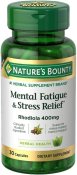 Nature's Bounty Mental Fatigue and Stress Relief 30 Count