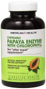 American Health Papaya Enzyme with Chlorophyll 600 Tablets