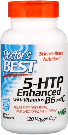 (image for) 5HTP Enhanced with Vitamins B6 and C 120 Capsules